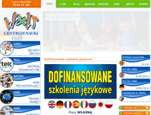 Tablet Screenshot of centrumnaukiww.pl